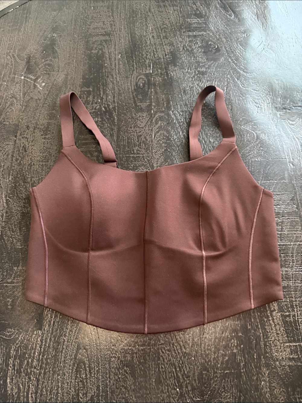 aerie Brown Cropped Tank Top